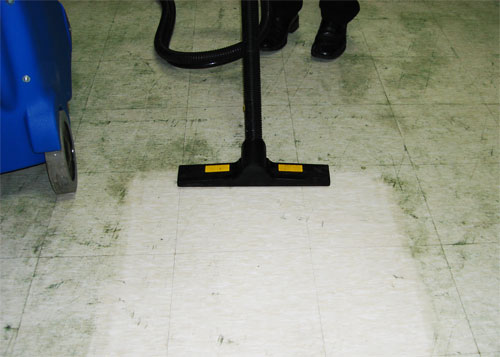 Greasy Floor Cleaning with Jetvac Steam Vacuum Greasy Floor Cleaning with Jetvac Steam Vacuum