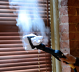 Curtain Cleaning with Jetsteam Tool