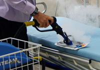 Mattresses and Beds Cleaning with a Jetsteam and Floor Steam Tool