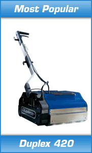 Commercial Cleaning Contractors Cleaning Solutions with Duplex 420 Floorscrubber