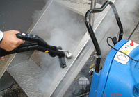 Equipment Cleaning with a Jetsteam and Steam Hose Equipment Cleaning with a Jetsteam and Steam Hose