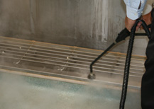 bathroom cleaning