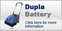 Dupla Battery Floor Scrubber
