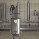 Steam Cleaning of a Bottling Production Line with micro Filtration