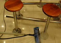 Canteen Cleaning with Thermoglide and Duplex floorscrubber