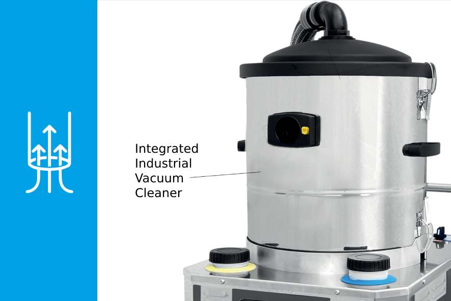 Integrated Industrial Vacuum Cleaner