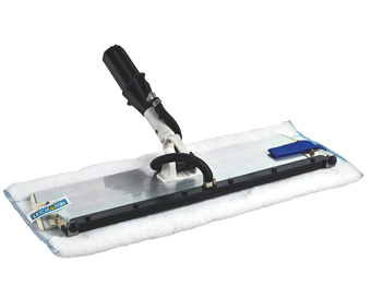 a flexible, 400mm wide mini mop, designed to be used inconjustion with professinal steam cleaning machines