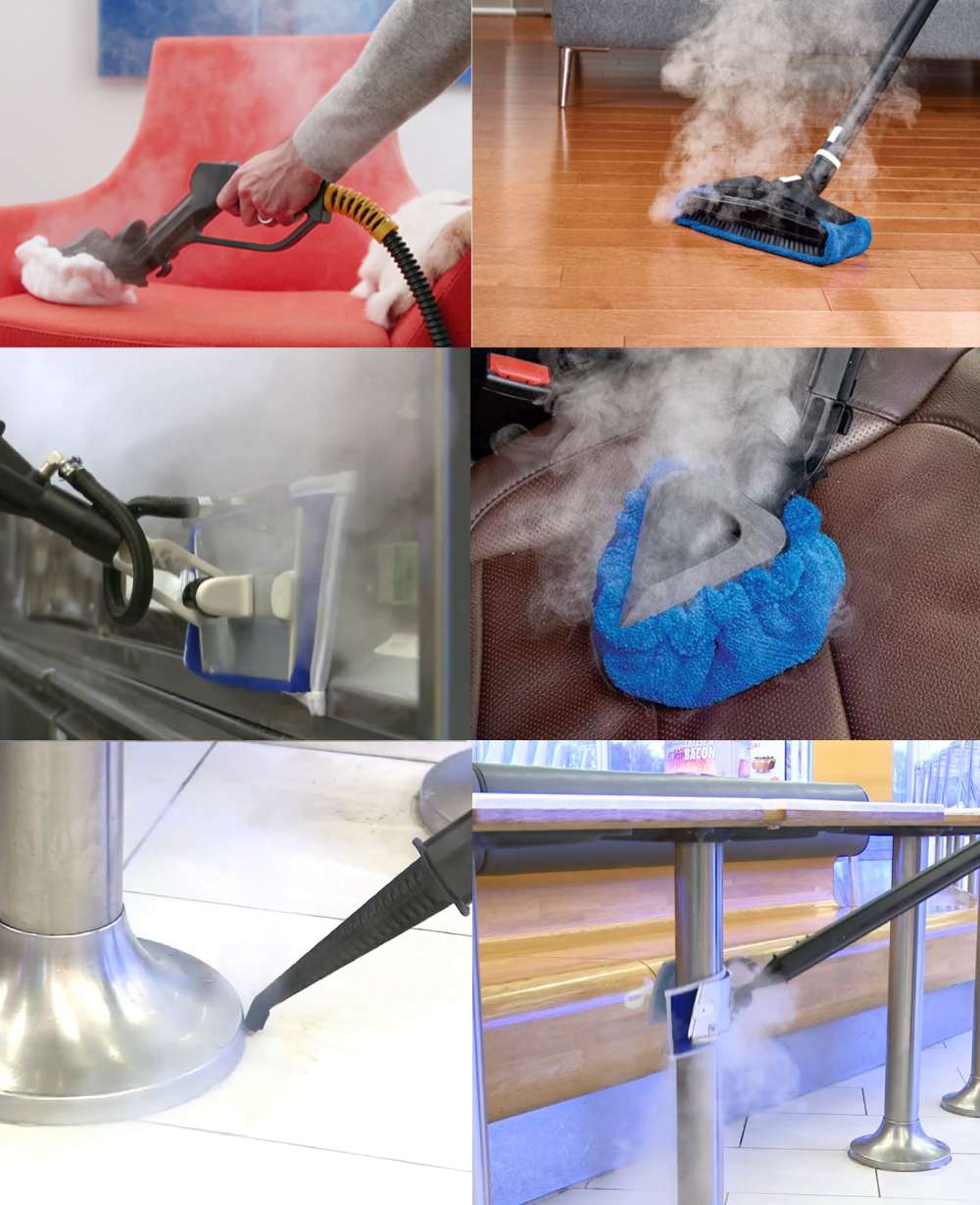 steam cleaning applications