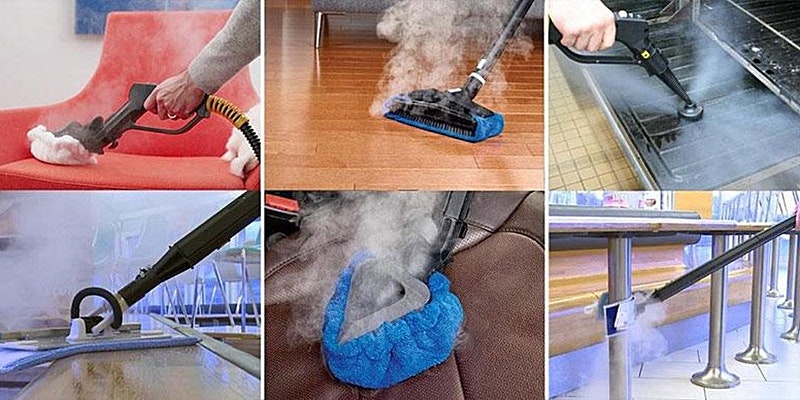 Steam cleaning applications