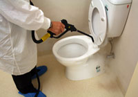 Use our strong, dependable industrial cleaning machines for sanitising toilets and cleaning them quickly